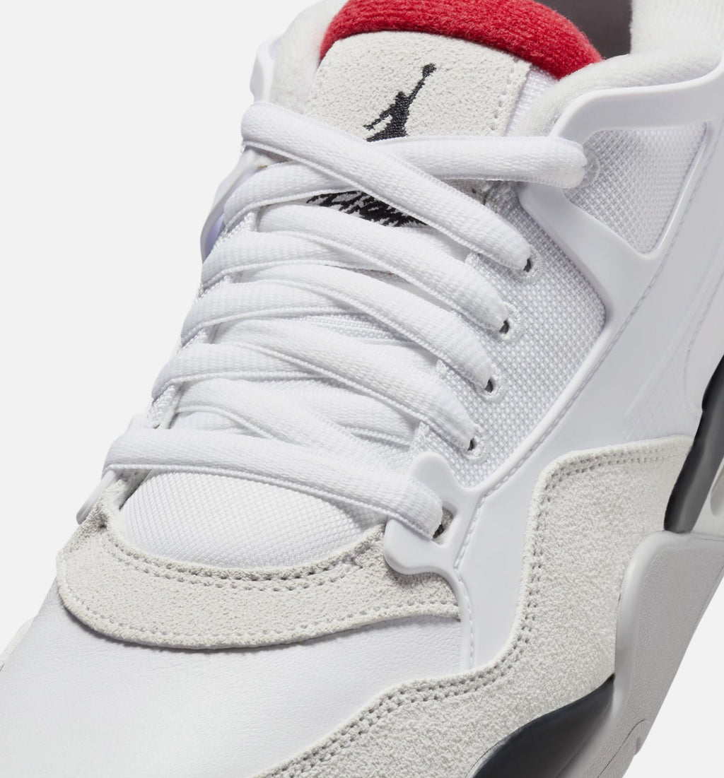 Air Jordan 4 RM White and Grey Men's Lifestyle Shoes