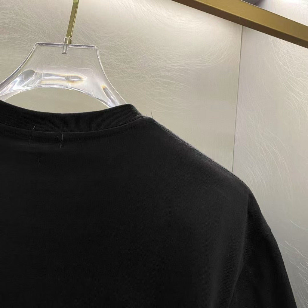 Amiri Beverly Hills Dual‑Horse Front Graphic Crew‑Neck Short‑Sleeve T‑Shirt