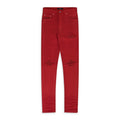 Red MX1 Waxed Skinny Jeans