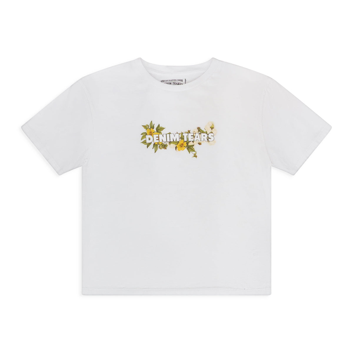 White Kids Cotton Wreath T-Shirt