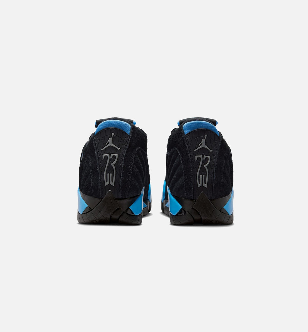 Air Jordan 14 Retro Black University Blue Grade School Lifestyle Shoe – Black / White / University Blue