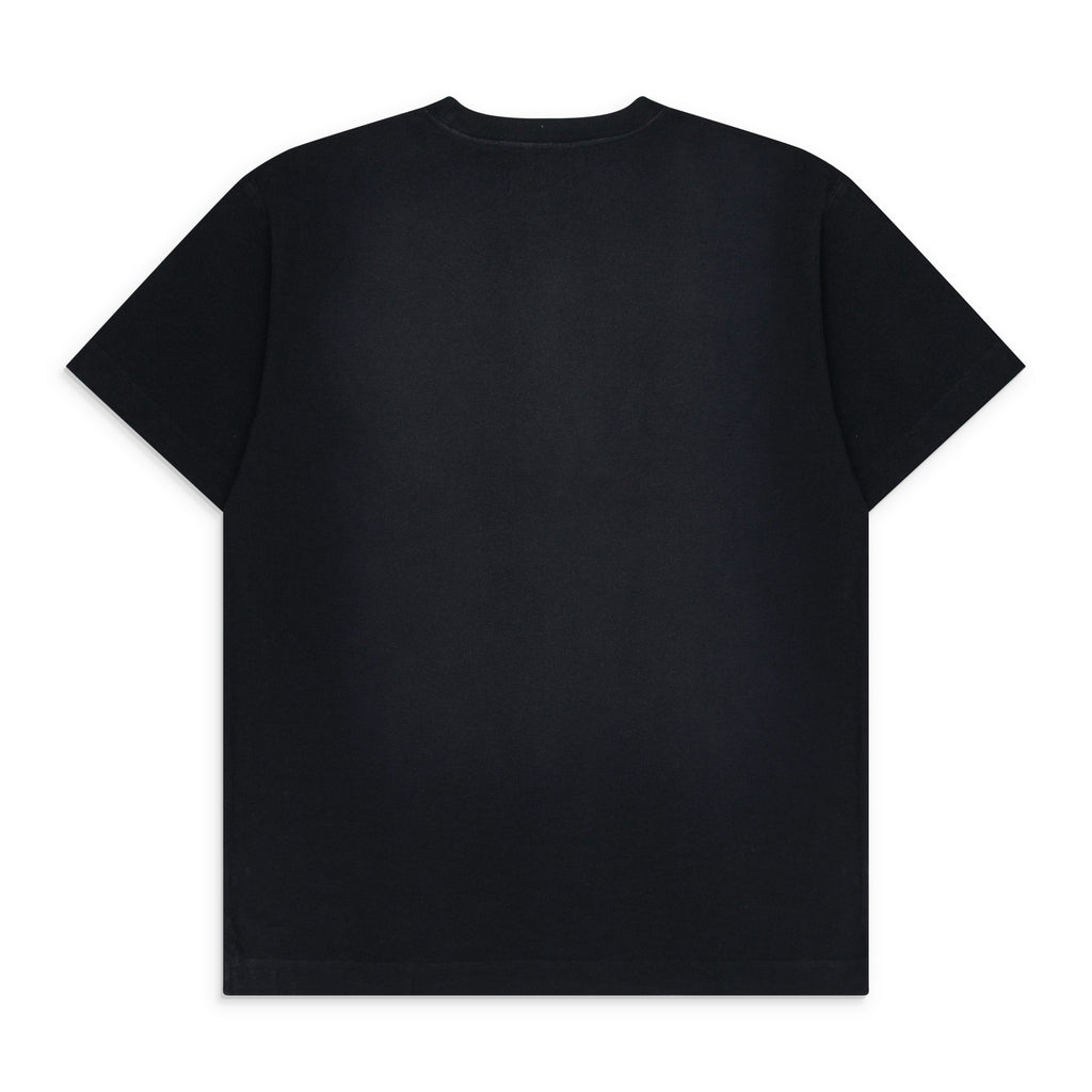 Black Textured Sky High Tee