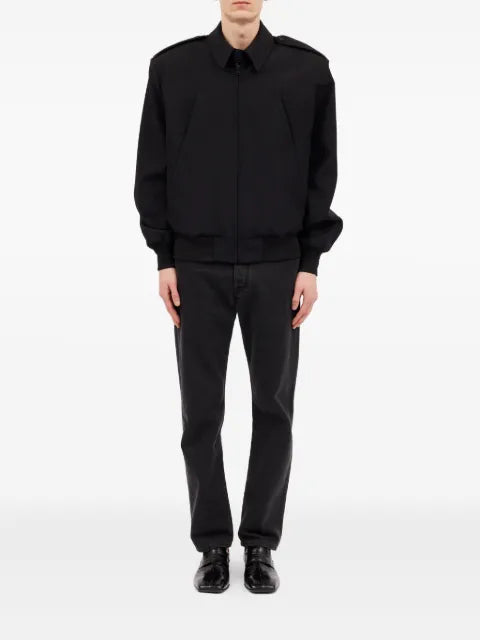 MM6 Maison Margiela collared wool jacket