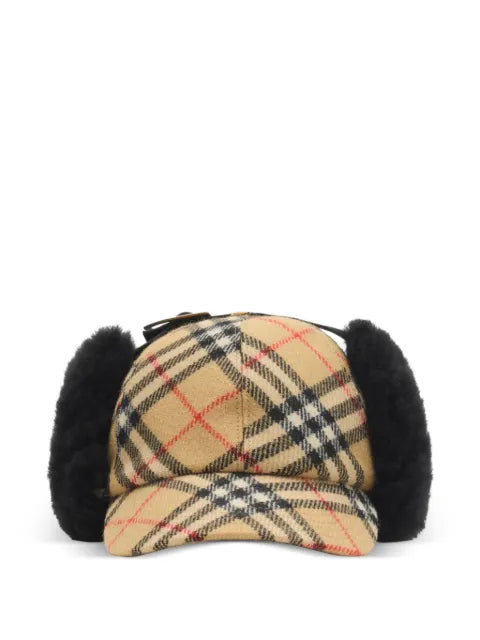 Burberry Check baseball cap in wool