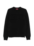 Gucci knit cotton wool sweater with intarsia