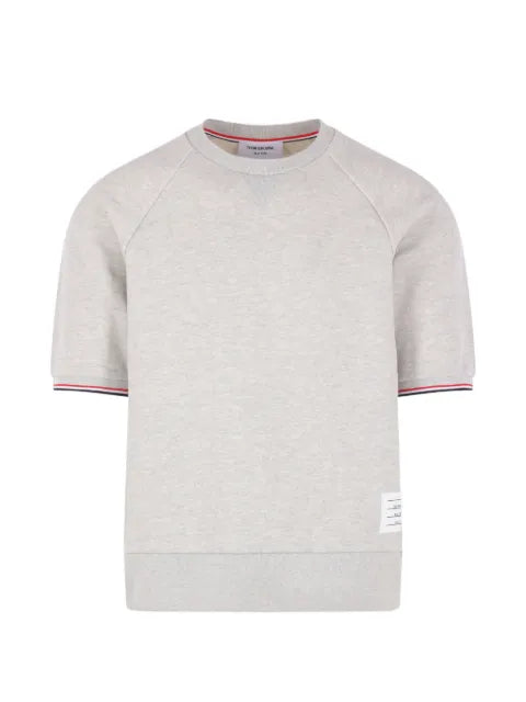 Thom Browne piqué short-sleeve sweatshirt