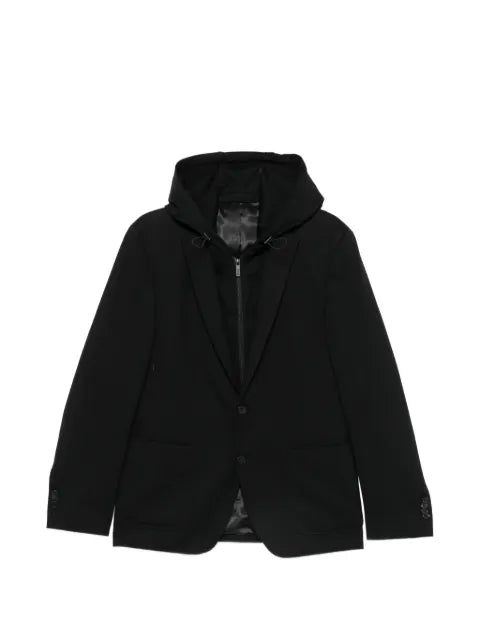 Karl Lagerfeld hooded layered jacket