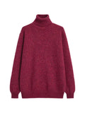 Fortela Shetland turtleneck wool sweater