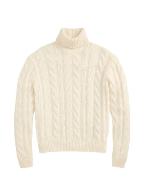 Ralph Lauren Purple Label cable-knit roll-neck sweater