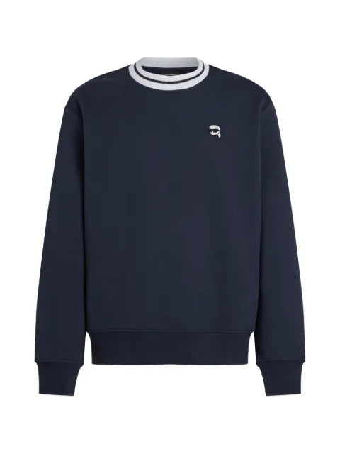 Karl Lagerfeld Ikon striped neck sweatshirt