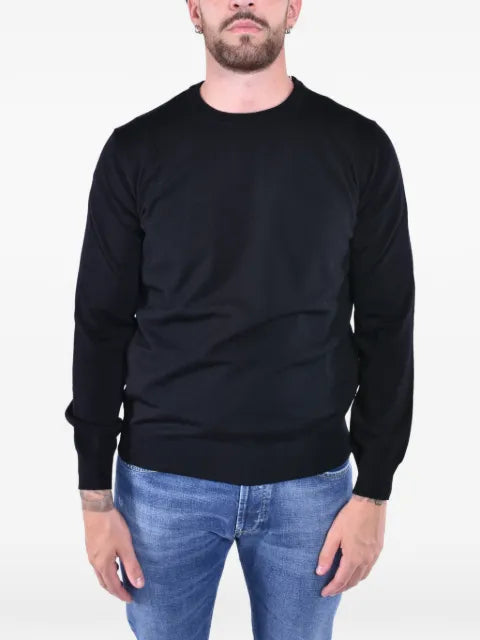 Kangra fine-knit crew-neck sweater
