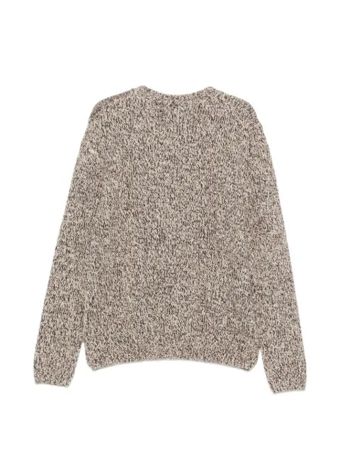Herno cable-knit melange sweater