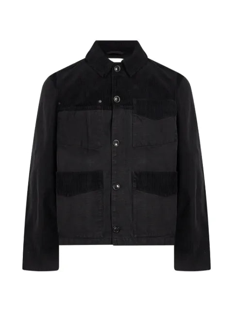 YMC Files corduroy-panelled jacket