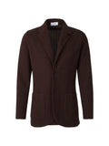 Lardini herringbone-knit jacket