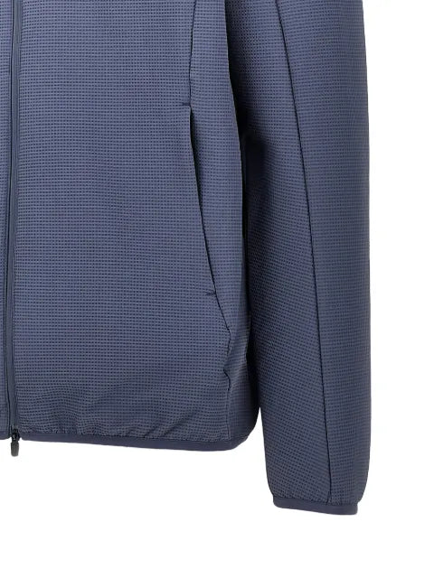 Ea7 Emporio Armani logo-print zip-up sweatshirt