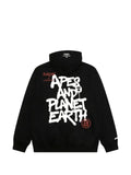 AAPE BY *A BATHING APE® Moonface slogan-print hoodie