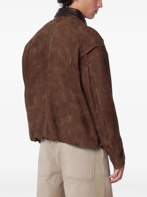 Salvatore Santoro oversized ovine leather jacket