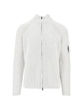 C.P. Company ribbed-knit Lens-detail cardigan