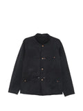LOÏS DIONISIO herringbone button-up shirt jacket