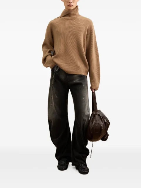 CROQUIS button-shoulder sweater