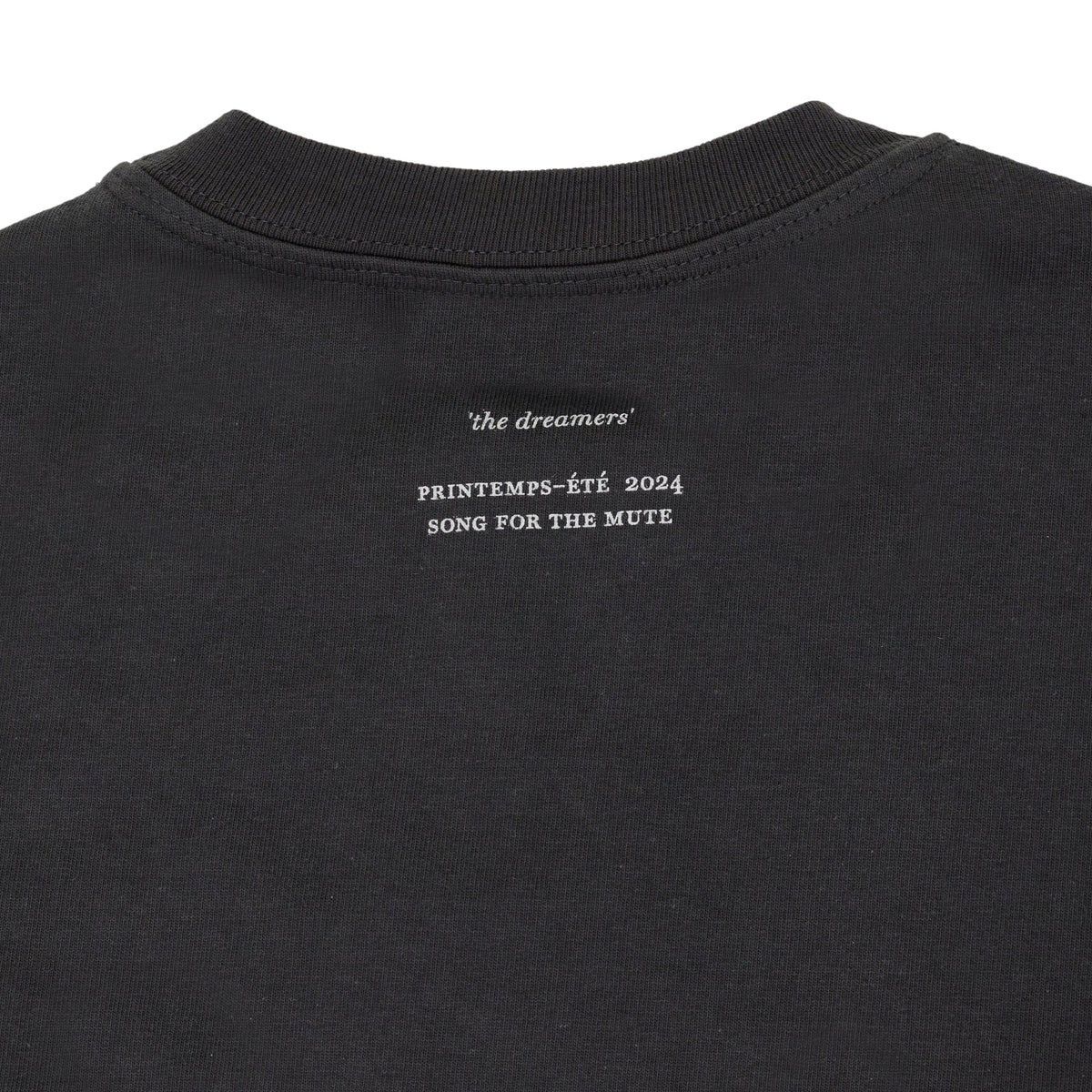 Black Foliage Double Layered T-Shirt