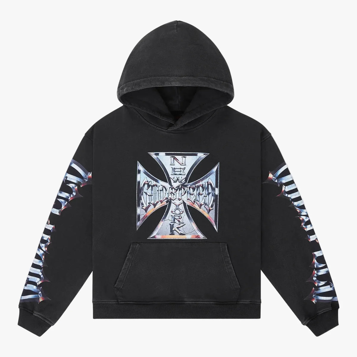 Godspeed Motto Chrome Hoodie Black