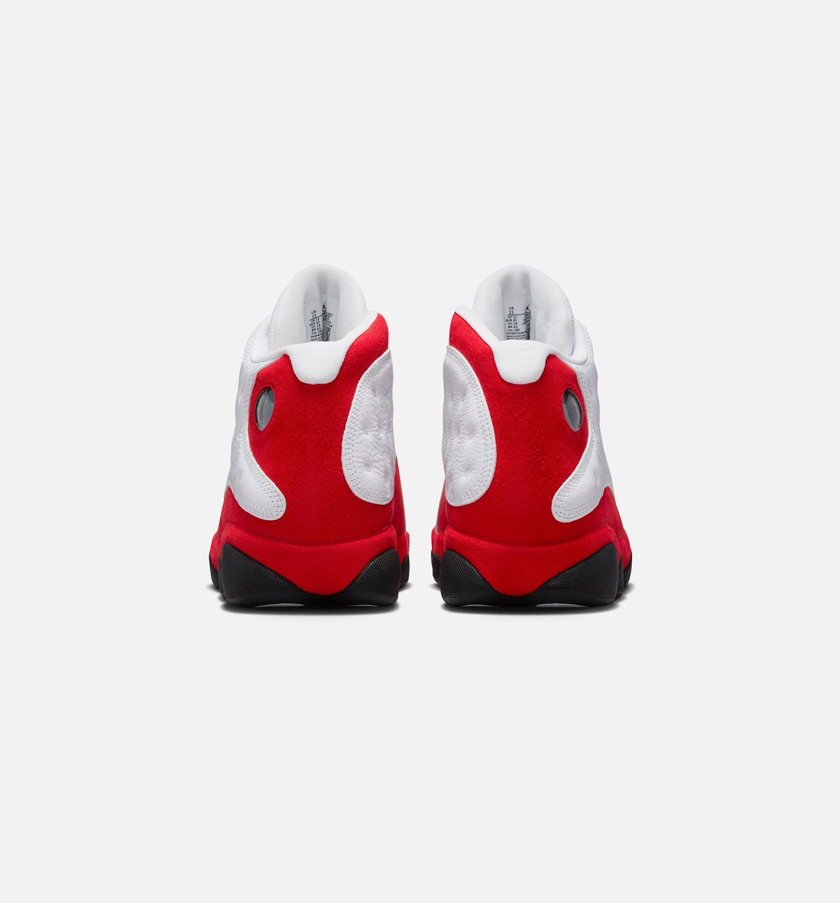 Air Jordan 13 Retro White and University Red Men's Sneakers