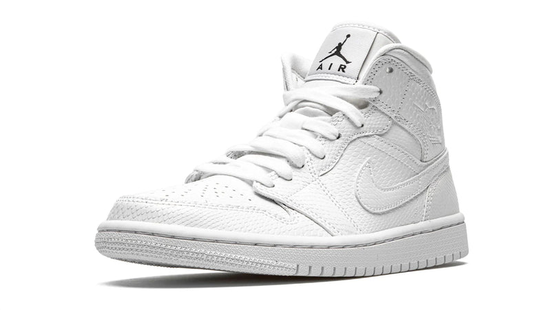 Nike Air Jordan 1 Mid WMNS 'White Snakeskin'