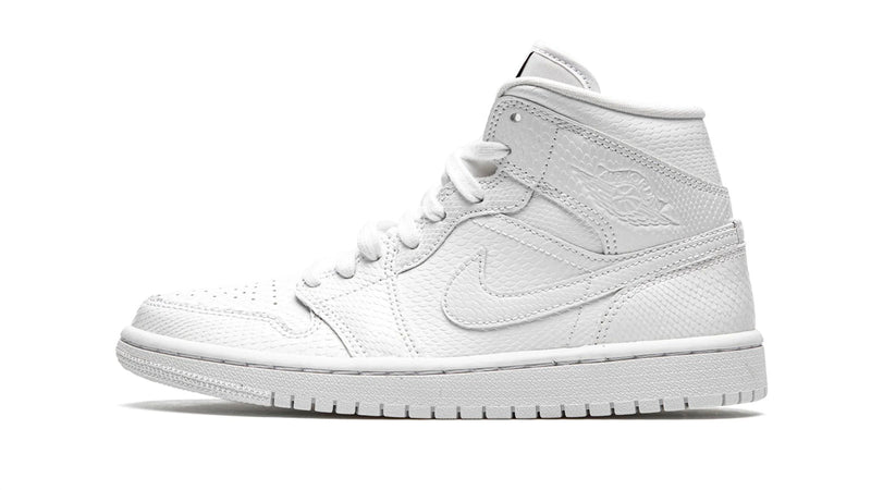 Nike Air Jordan 1 Mid WMNS 'White Snakeskin'