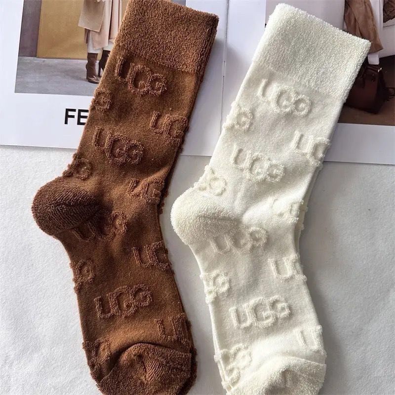 UGG Reverse-Knit Thermal Crew Sock Set