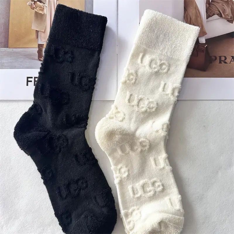 UGG Reverse-Knit Thermal Crew Sock Set