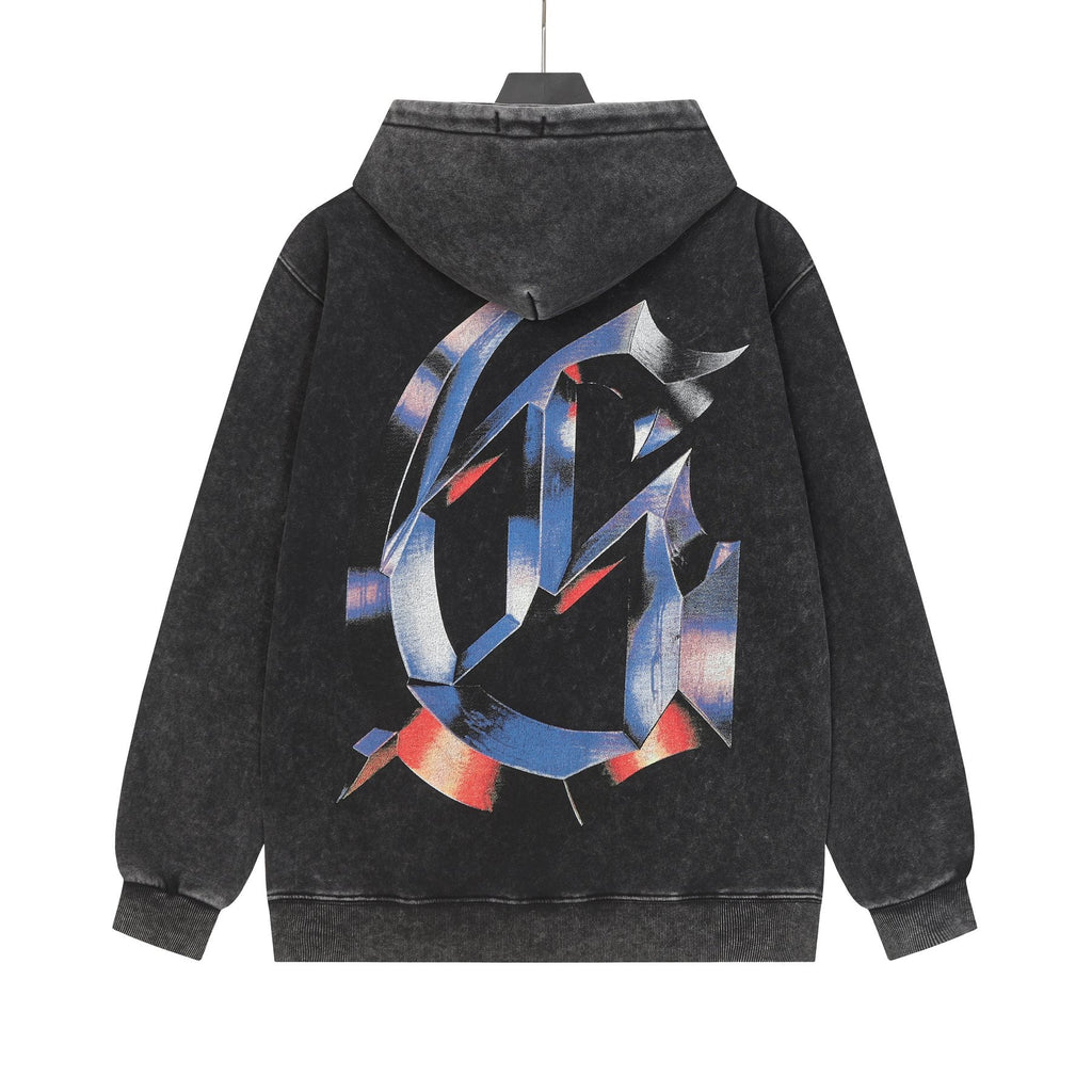 Godspeed Washed Skull Graphic Hoodie