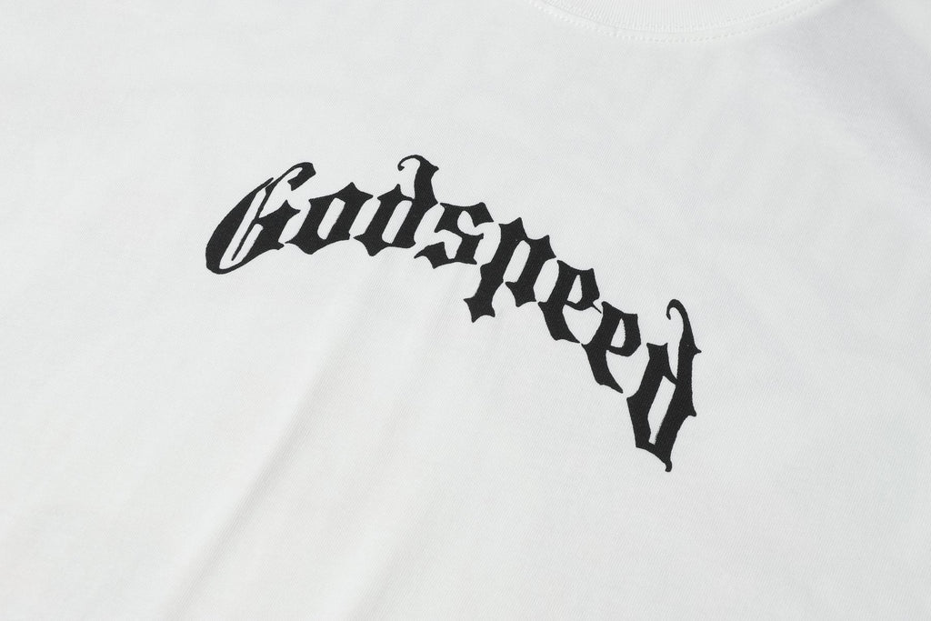 Godspeed Skull & Floral Graphic Short-Sleeve T-Shirt