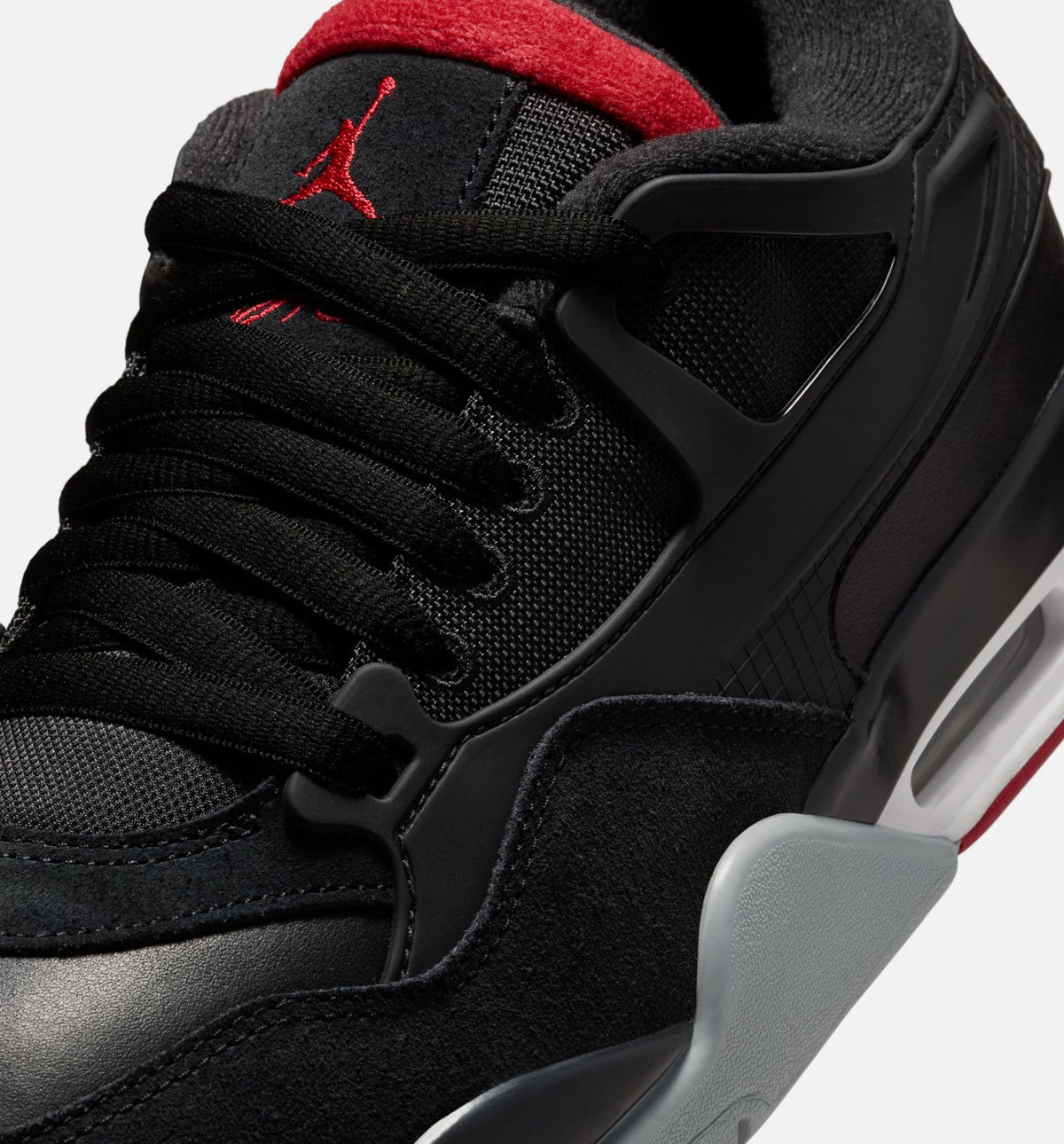 Air Jordan 4 RM Men's Lifestyle Shoes - Black/Wolf Grey/White/Varsity Red