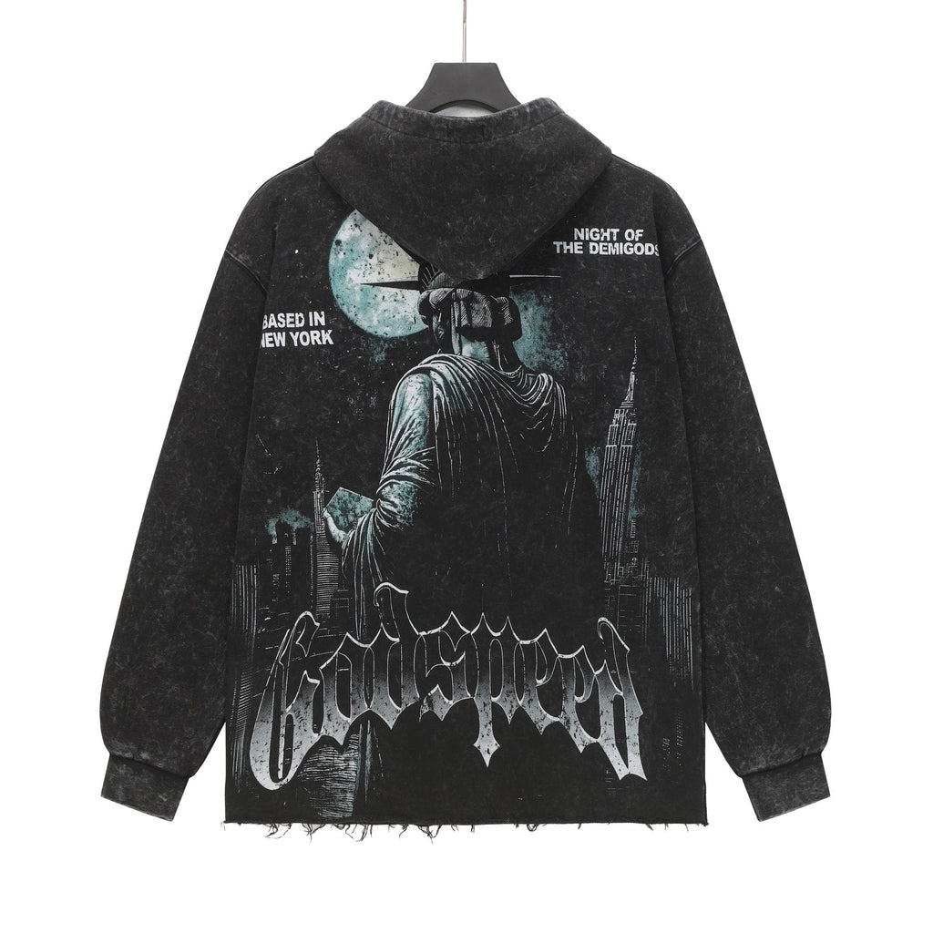 Godspeed Statue of Liberty Graphic Hoodie