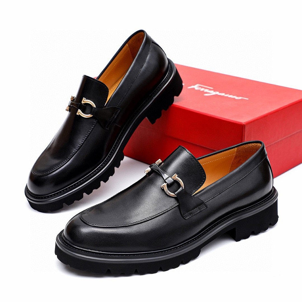 Salvatore Ferragamo Men's Black Bit Loafers