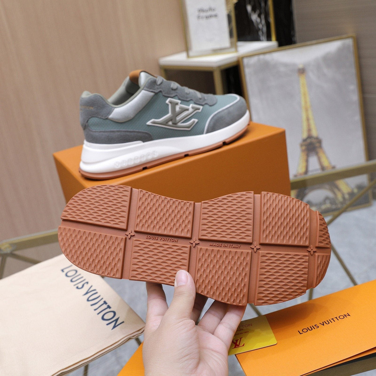 Louis Vuitton Gum-Sole Low-Top Sneakers