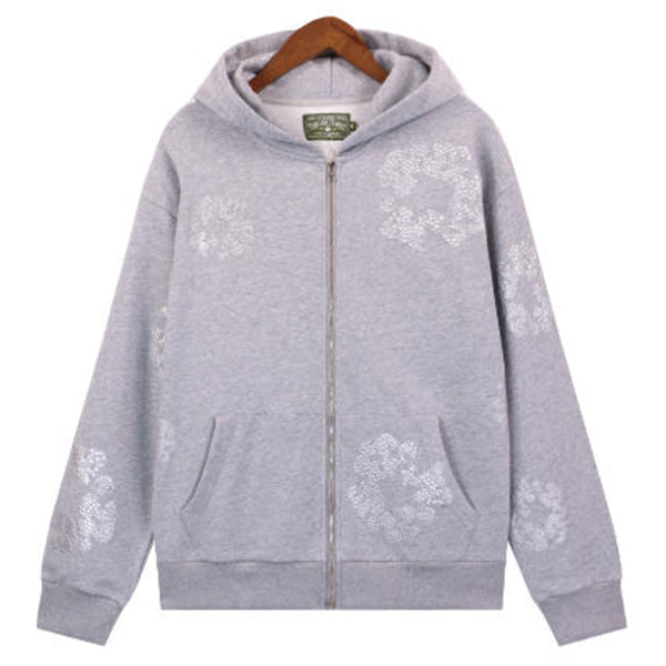 Denim Tears Kapok Flower Pattern Printed Hoodie
